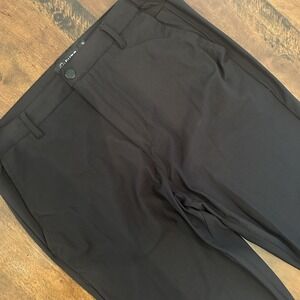 Cuts Jogger Pants Mens XL Black Elastic Cuff Zip Pocket Stretch Dressy Casual